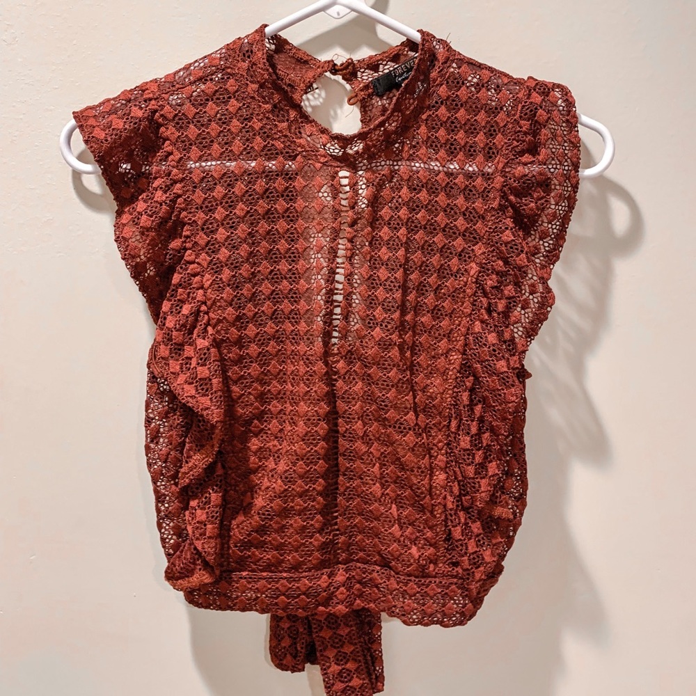 Burnt Orange blouse